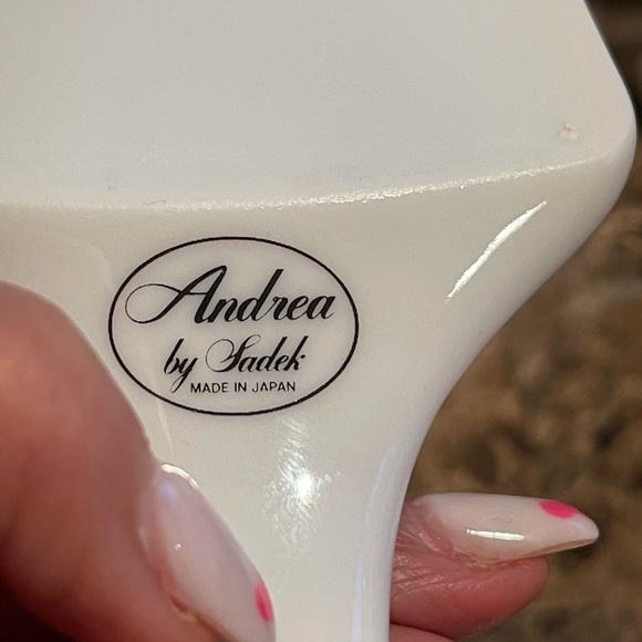 Vintage Andrea by Sadek Ceramic Floral Pie/Cake Server - Picture 3 of 4